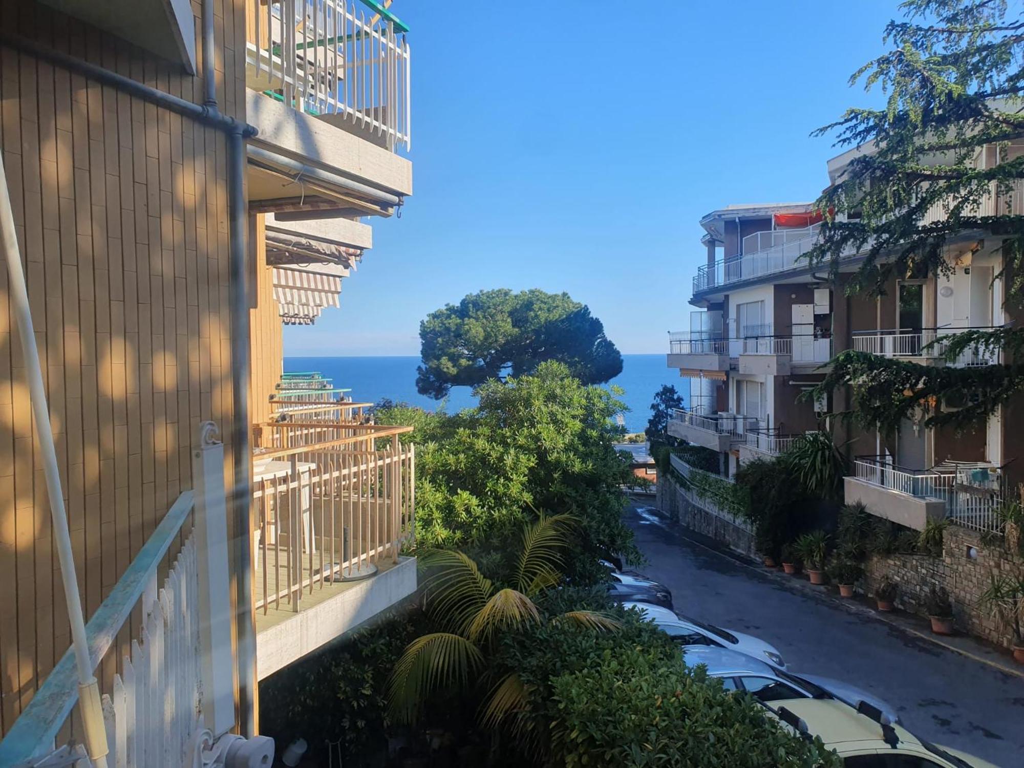 Ferienwohnung Casa Lela Vista Mare Posto Auto, Sanremo Exterior foto